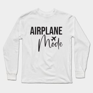 Airplane Mode Long Sleeve T-Shirt